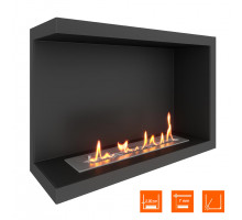 Биокамин угловой SteelHeat Leader 700 левый