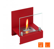 Настольный биокамин SteelHeat ERIKA красный