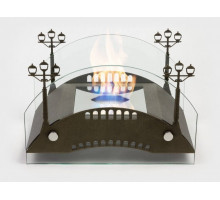 Биокамин настольный Lux Fire Пушкинский мост М (бронза)