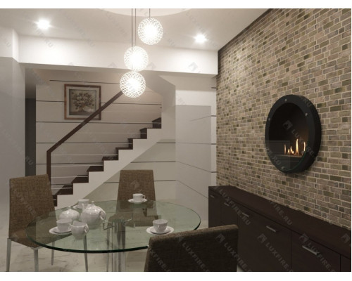 Настенный биокамин Lux Fire Иллюзион 800 Н S (черный)