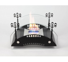 Биокамин настольный Lux Fire Пушкинский мост М (черный)