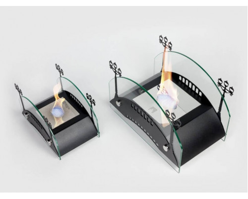 Биокамин настольный Lux Fire Пушкинский мост М (черный)