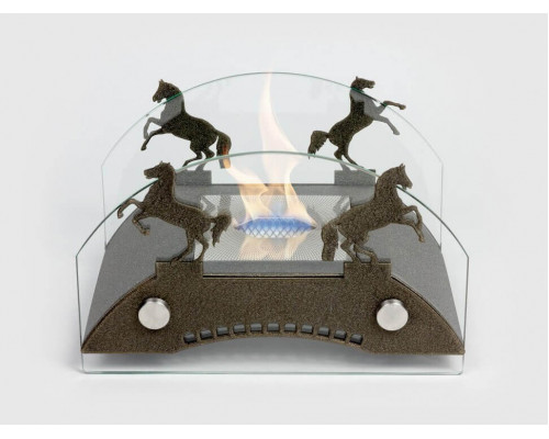 Биокамин настольный Lux Fire Графский мост S (бронза)