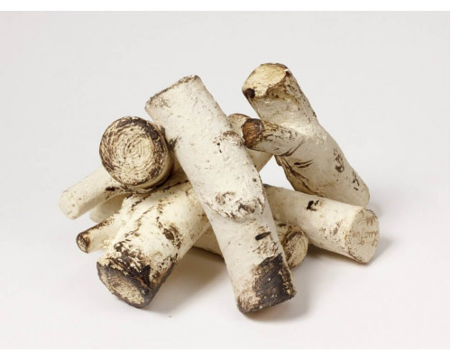 Набор керамических дров Lux Fire Березовый шалаш