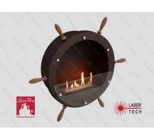 Настенный биокамин Lux Fire Капитан 500 Н XS (коричневый)