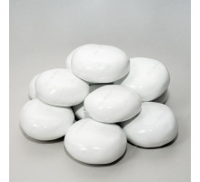 Декоративные керамические камни SteelHeat белые 14 шт