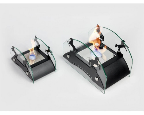 Биокамин настольный Lux Fire Графский мост М (черный)