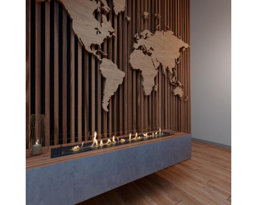 Биокамин встраиваемый в тумбу Steelheat Stand 1300