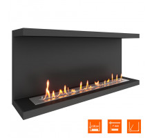 Биокамин фронтальный SteelHeat Leader 1100