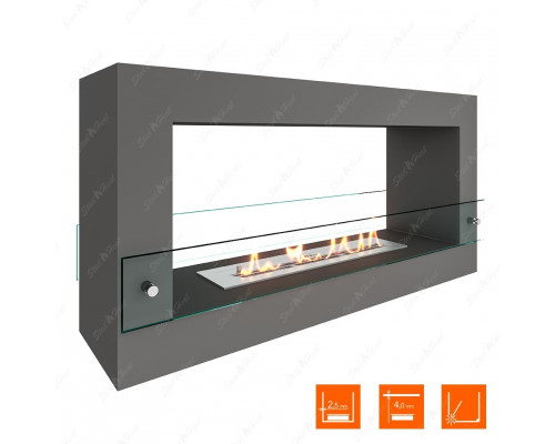 Биокамин SteelHeat FRAME ONE 900 черный