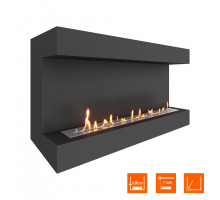 Биокамин фронтальный SteelHeat GRAND 1200