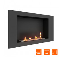 Биокамин встраиваемый SteelHeat LONG 900