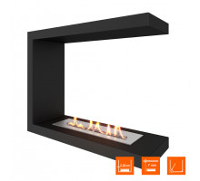 Биокамин торцевой SteelHeat Leader 600